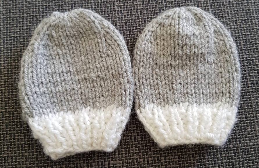 Moufles bébé en laine tricotée - Ô Royaume de Bébé